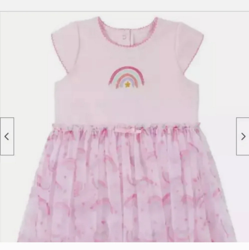 KIDS HEADQUARTERS GIRLS 2 PC DRESS/ROMPER UNICORN/RAINBOW SET(PINK 18M)N…